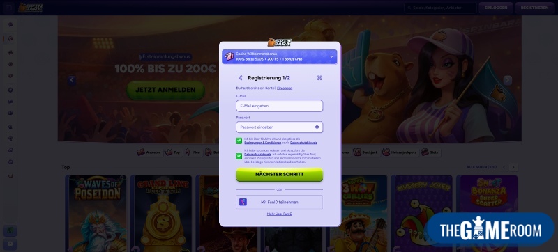 Kontoeröffnung im EU Casinos in Deutschland