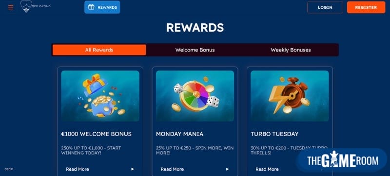 Bonus on casino sites accepting credit cards